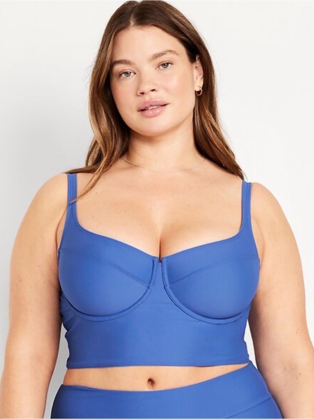 Old Navy Blue High Waist Bikini Set